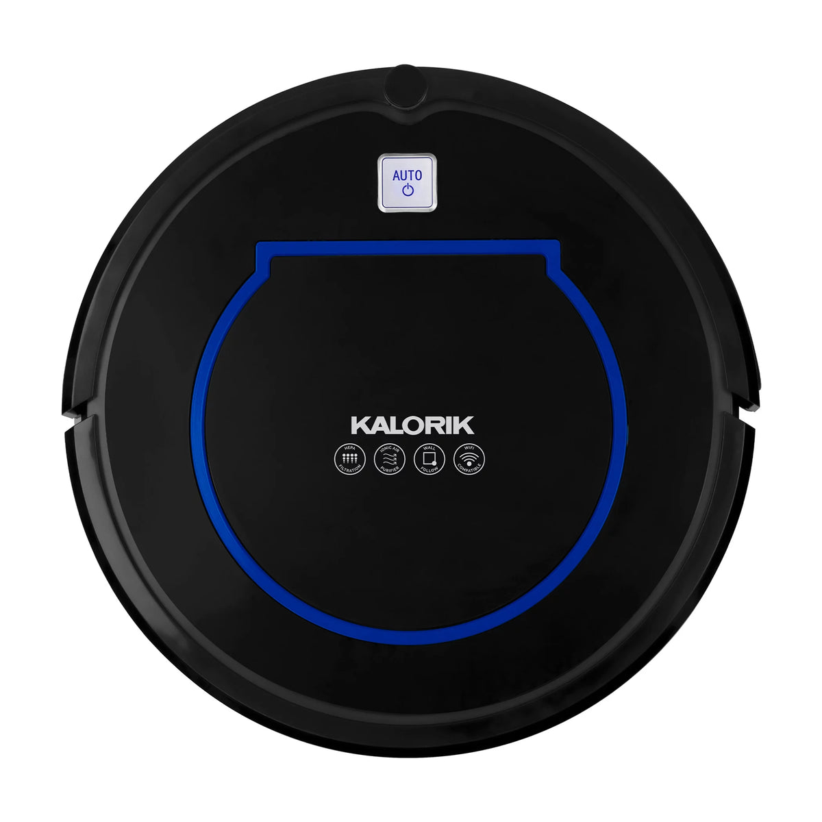 Black and Blue Robot Vacuum M2037