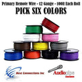 12 GA 100 ft Primary Wire Cable (6 Rolls) G2339