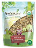 Organic Chia Flax and Hemp Seeds Mix 5 Pounds Non-GMO D637416