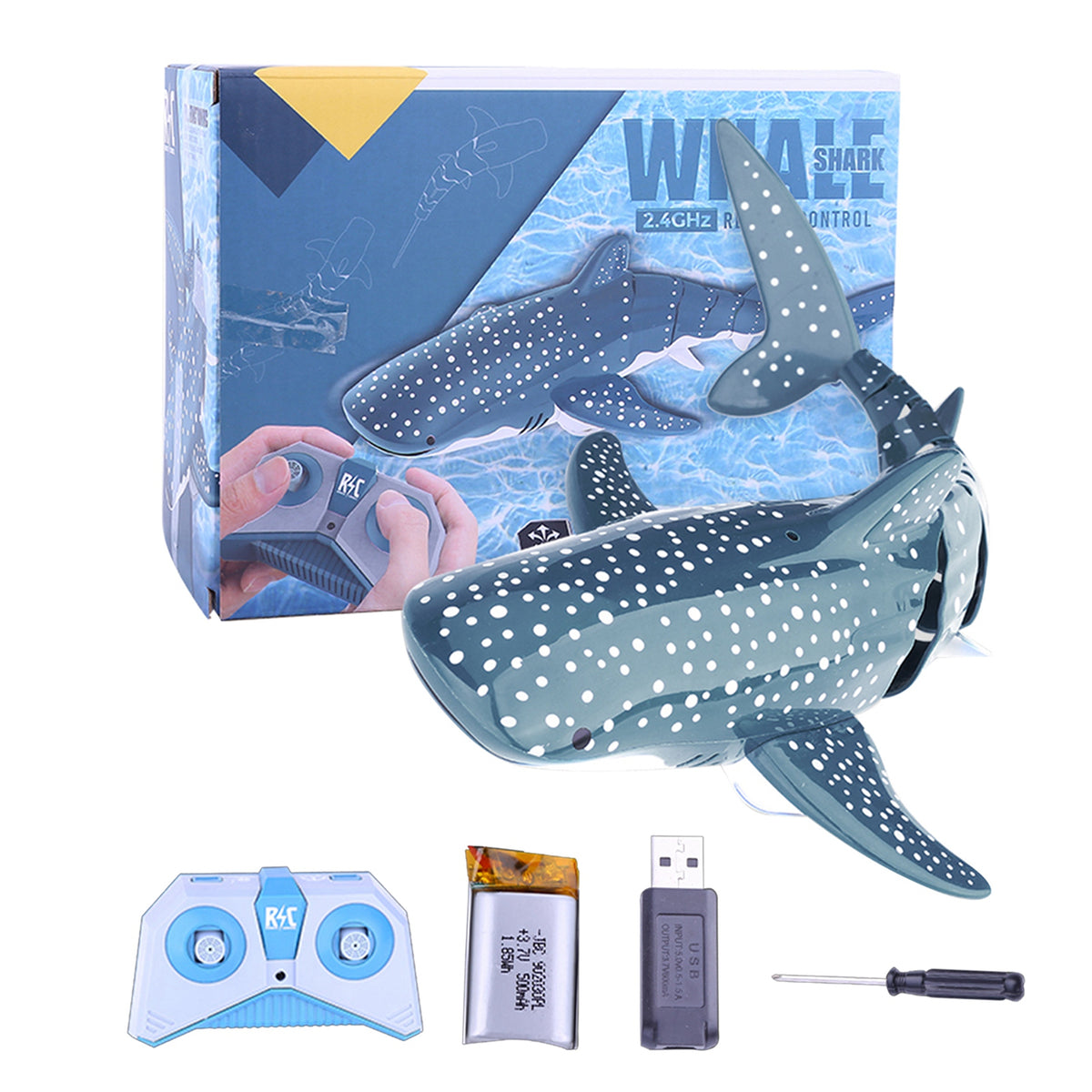 Remote Control Whale Toy Propeller Driven Three-speed J2750