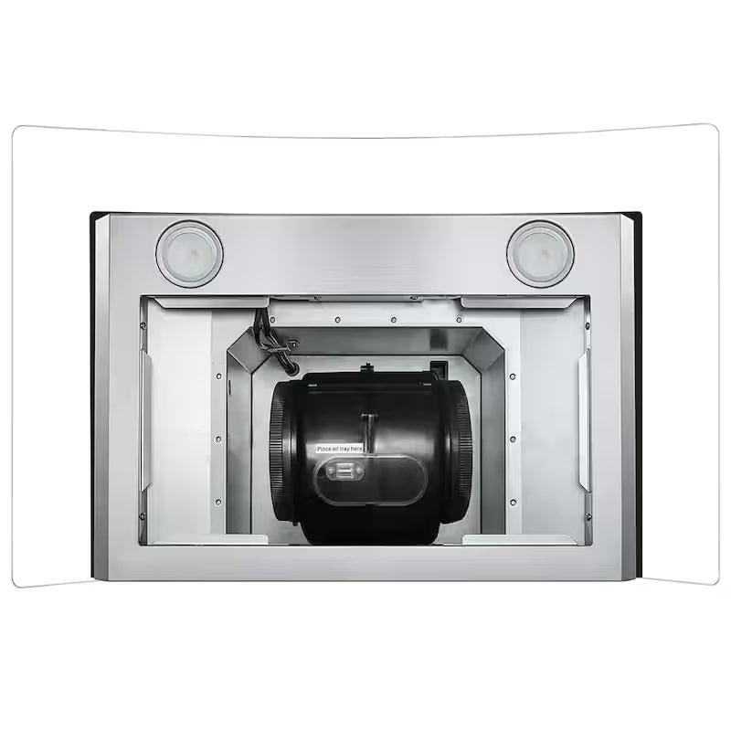 30 in. Stainless Steel Ductless Wall Mount Range Hood with Carbon Filter Kit K8440