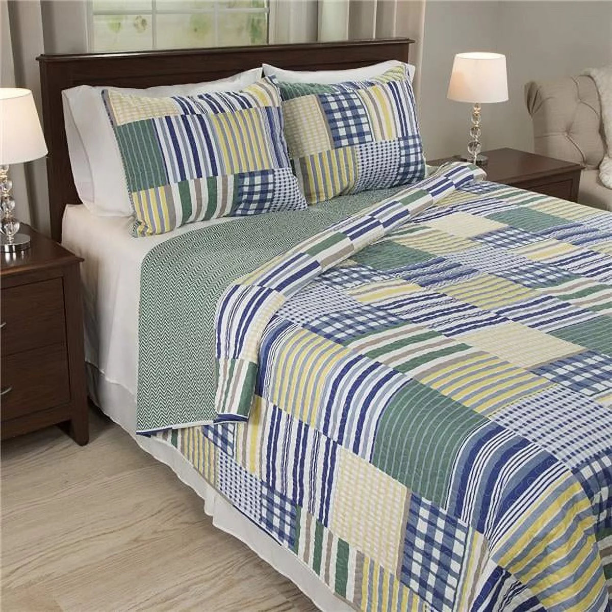 King Size 3 Piece Quilt Set W84834