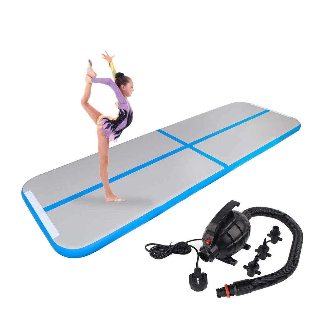 13ft Inflatable Gymnastics Tumbling Mat with Electric Air Pump P474
