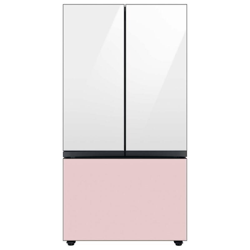 White Glass Top Panel for 3-Door French Door Refrigerator L751939