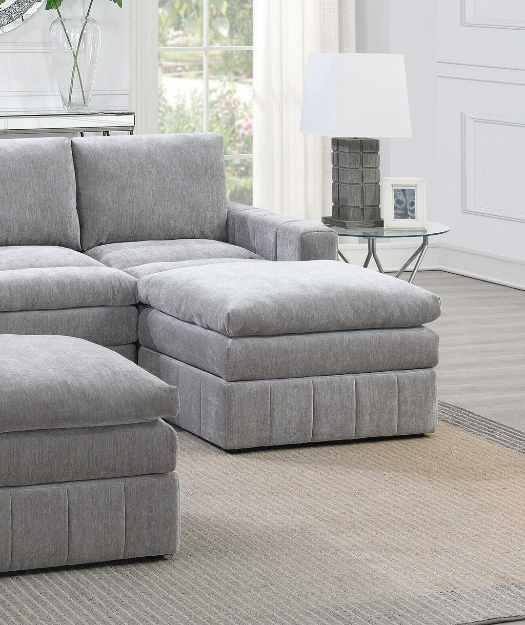 Plush Cushion 5pc Modular Sectional Set R1874