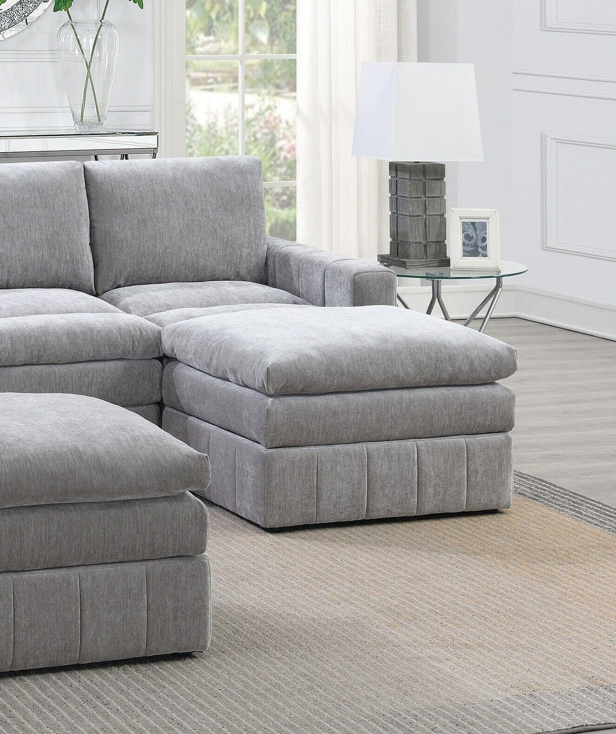 Plush Cushion 5pc Modular Sectional Set R1874