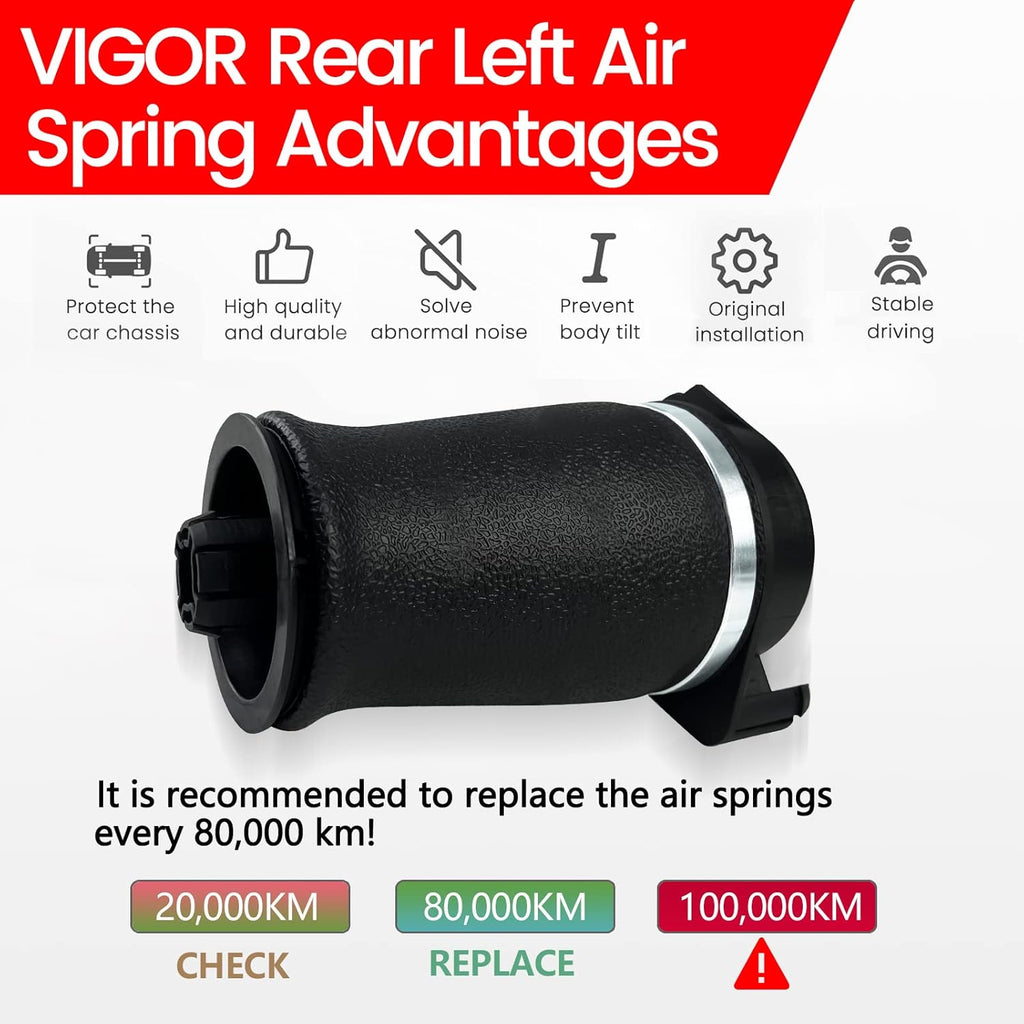 Rear Left Air Suspension Spring Bag for Lincoln Continental G820605