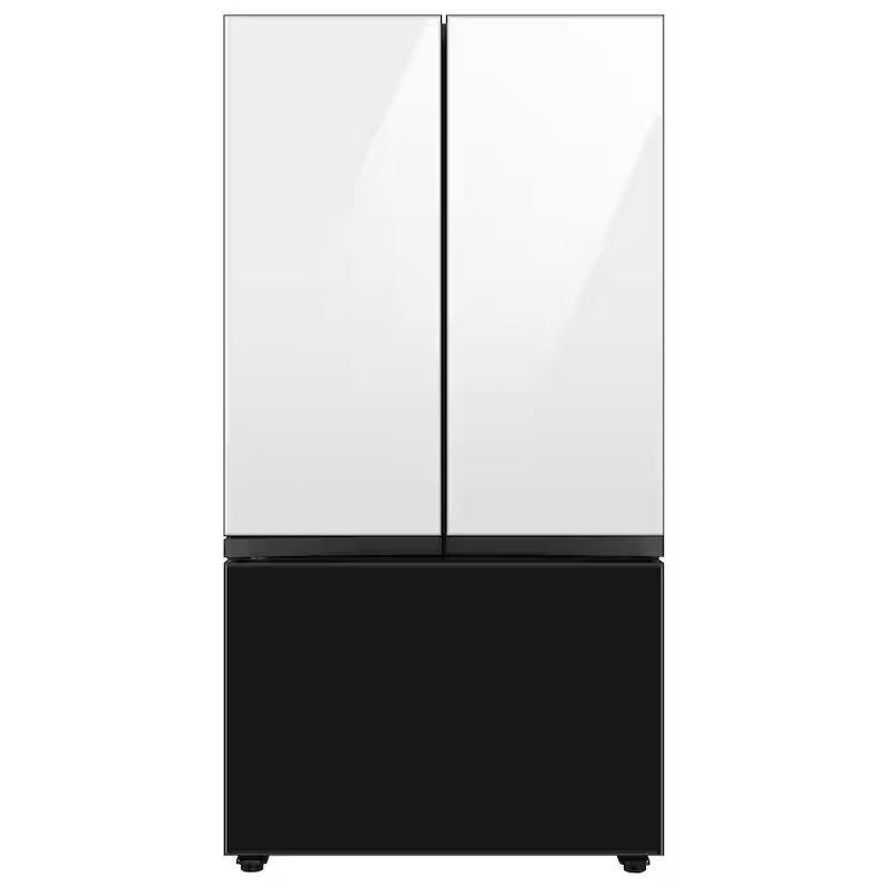 White Glass Top Panel for 3-Door French Door Refrigerator L751939