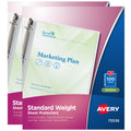 Semi-Clear Top Load Sheet Protectors for 3 Ring Binders, 200 Total D697