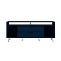 Wood TV Stand for TVs up to 60" in Midnight Blue J678496