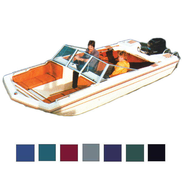 Pacific Blue Tri-Hull Boat Cover V8841
