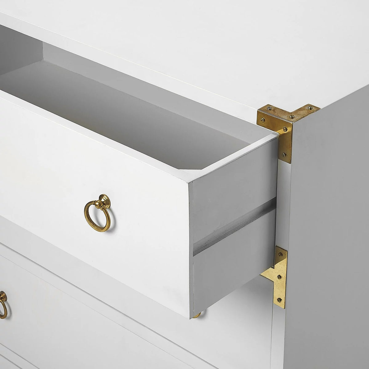 Wood Campaign Chest B6541
