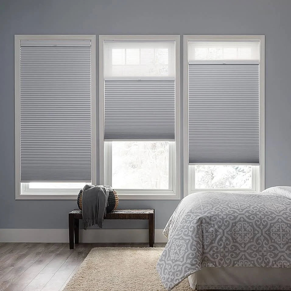 Cordless Day/Night Cellular Shade in Snow R48276