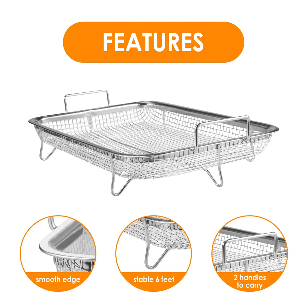 Air Fryer Basket Set with Cooling Racks B3745