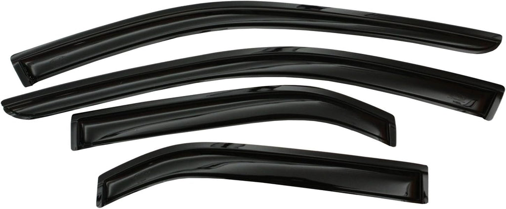 Smoke In-Channel Side Window Deflector 4 pc Set Y309462