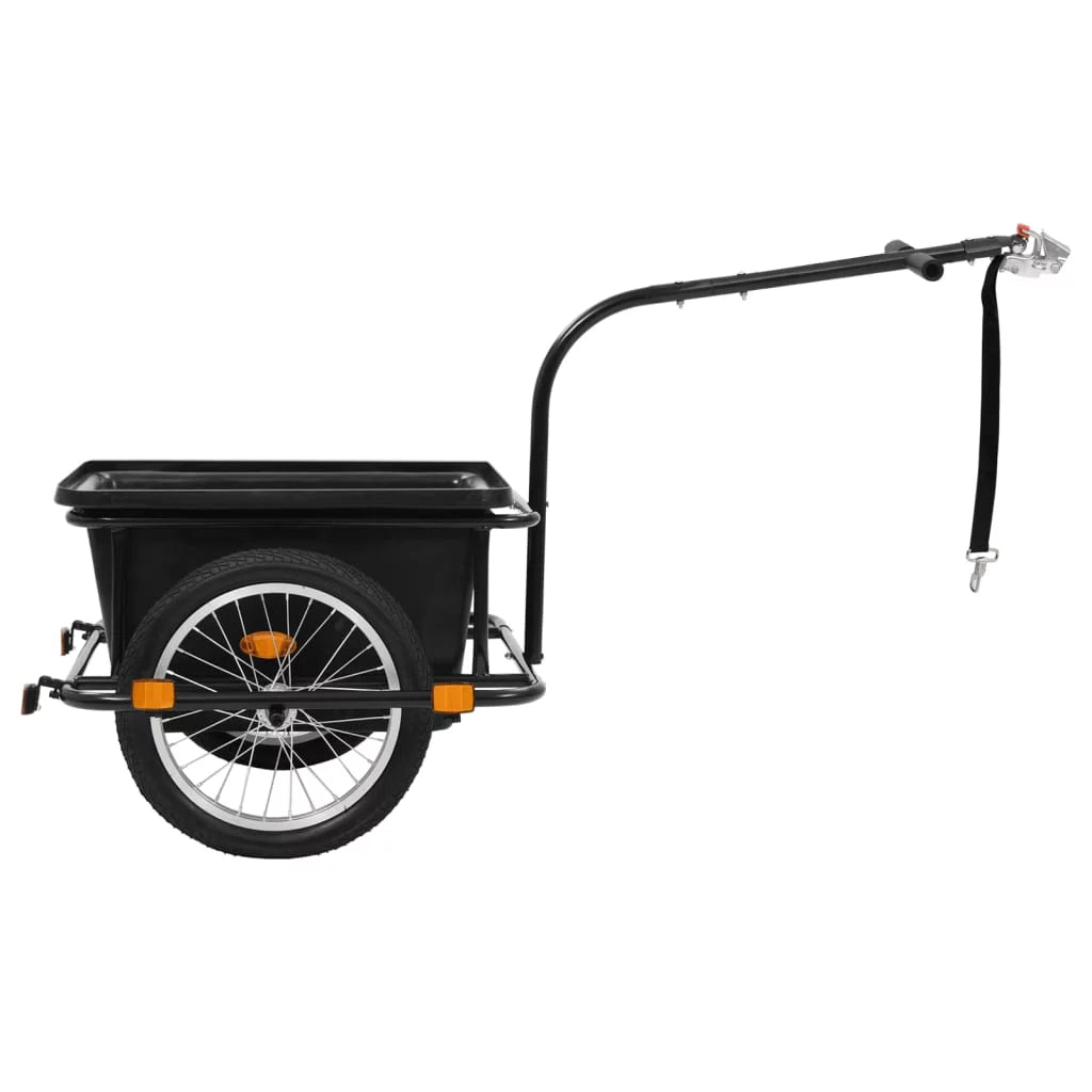 Bike Cargo Trailer Black 13.2 gal O116