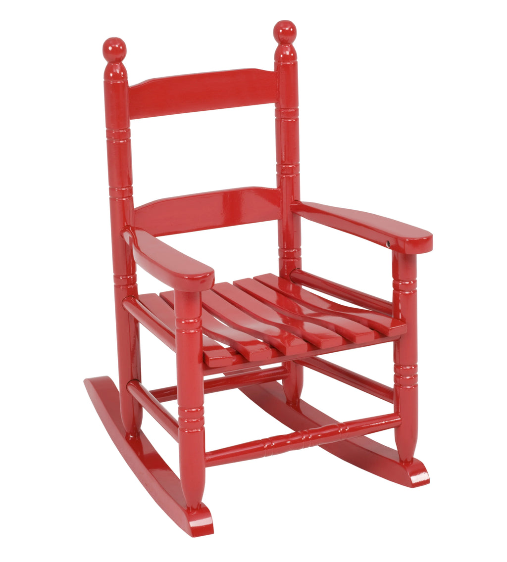 Children's Indoor-Outdoor Hardwood Rocker Brown Gloss Finish B36199