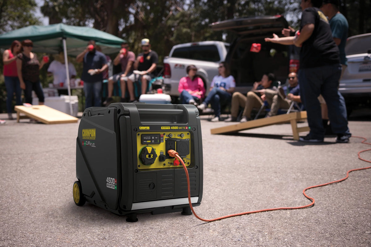4500-Watt Portable Dual Fuel Inverter Generator D23483