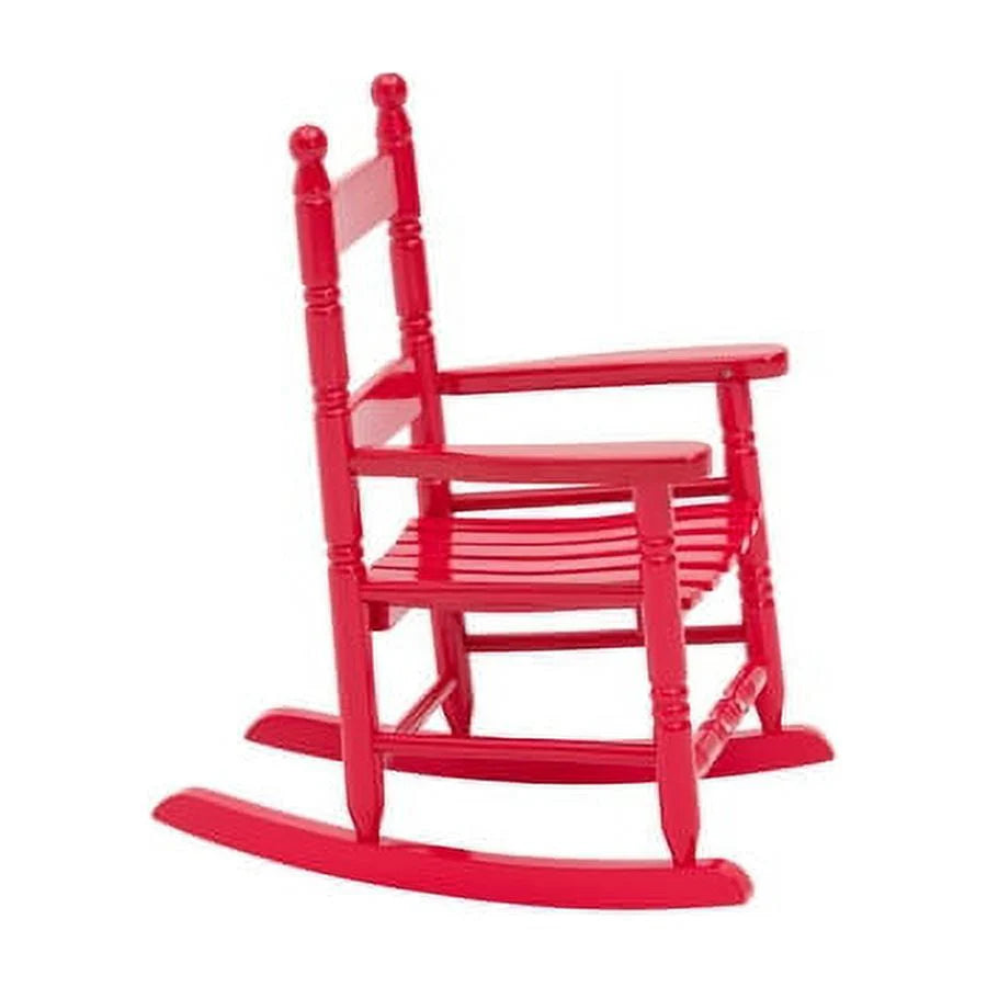 Children's Indoor-Outdoor Hardwood Rocker Brown Gloss Finish B36199