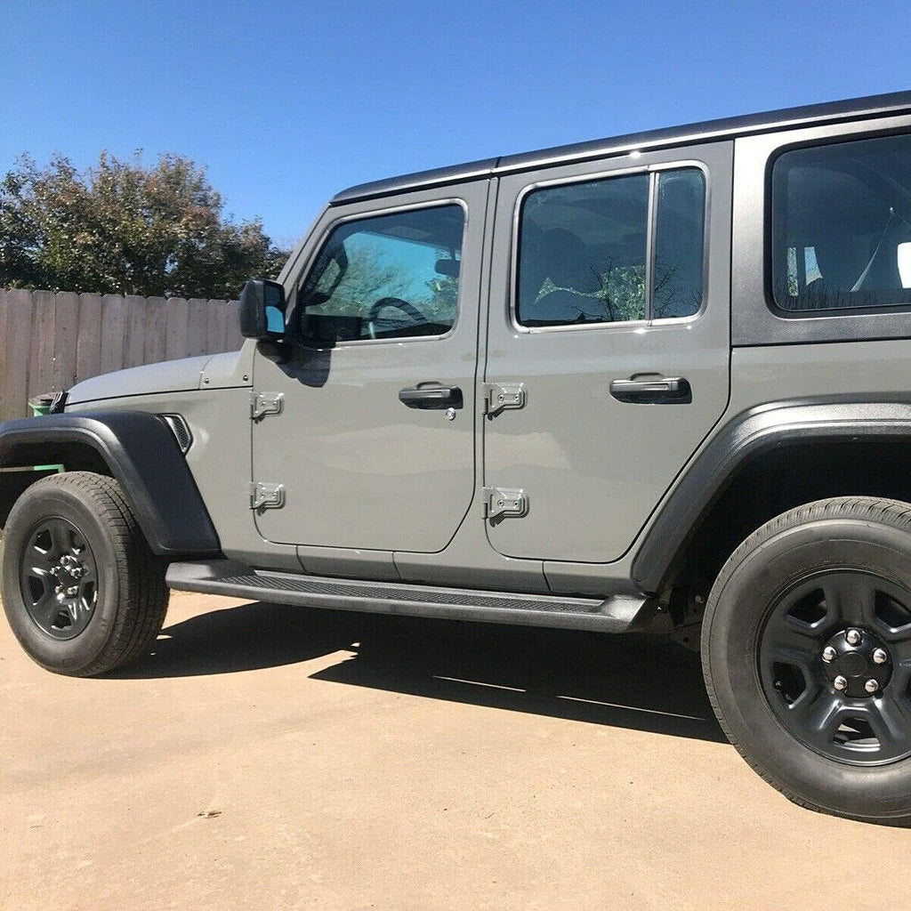 Running Boards Side Steps Bars For Jeep Wrangler Unlimited 4DR Z808982