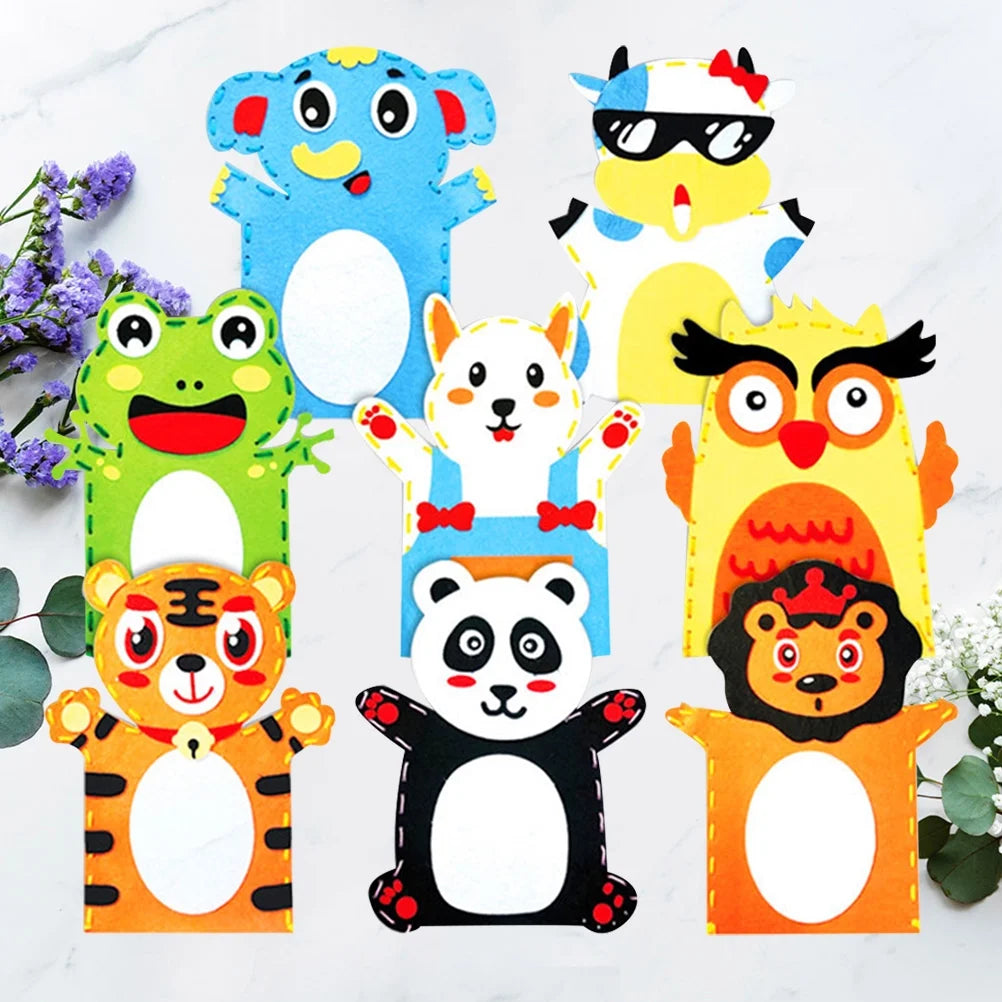 8PCS DIY Doll Making Kit Fabric Weaving Materials Educational Toys J8984