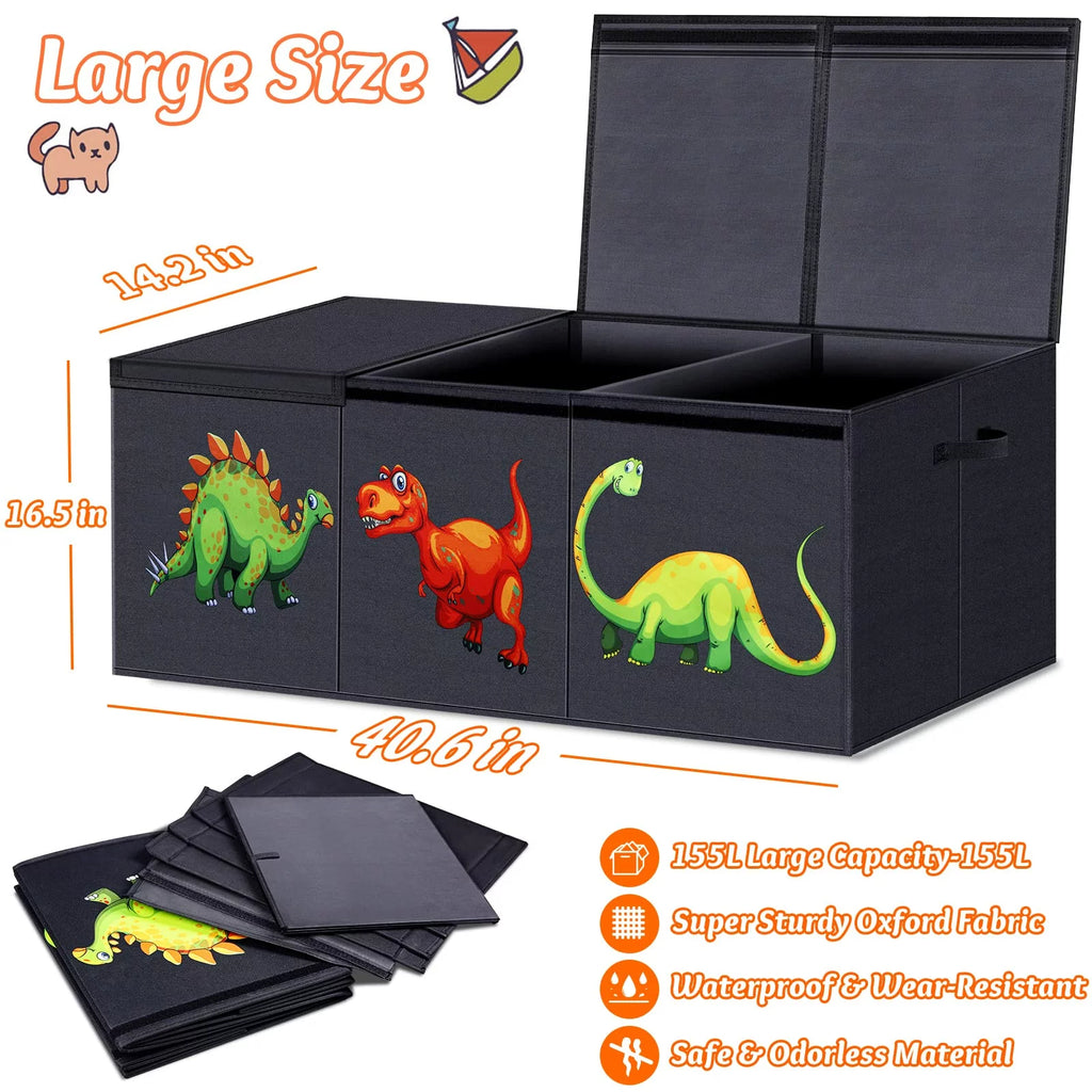 Large Kids Toy Storage Chest with Lids A214