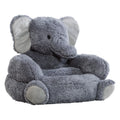 Plush Gray Elephant Toddler Chair D588