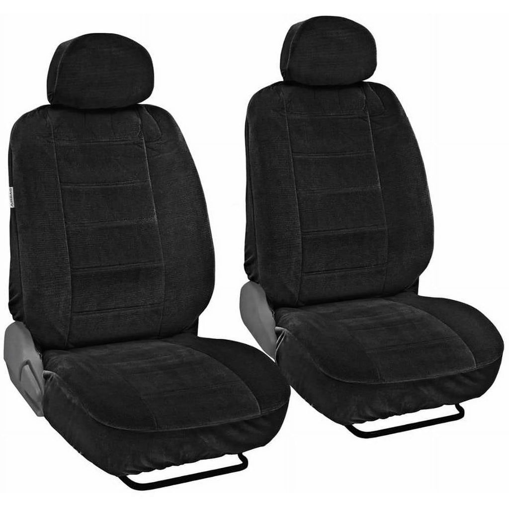 Dotted Cloth Car Seat Covers Front and Rear 9 Pieces N674405