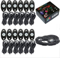 12 Pod RGB LED Rock Lights Kit with Bluetooth Control Waterproof P5532
