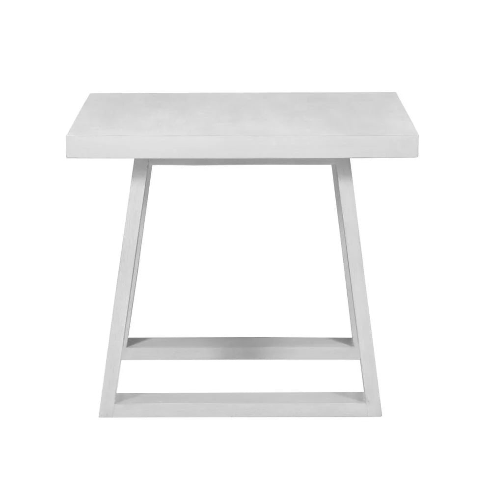 Modern Solid End Table 24x24 White Q30684