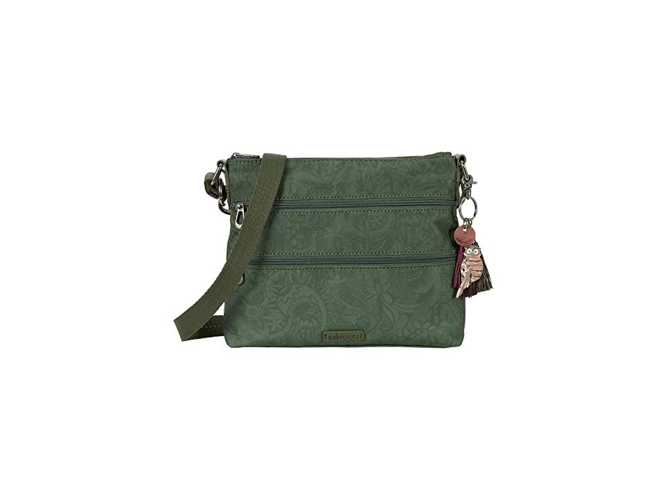 Olive Eco-Twill Crossbody Bag C7467