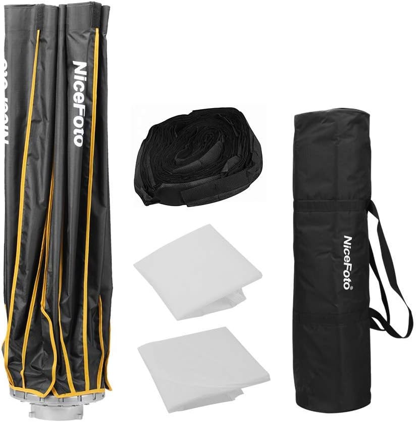 35inch/90cm Folding Deep Parabolic Umbrella Softbox with Grid Carry Bag U360