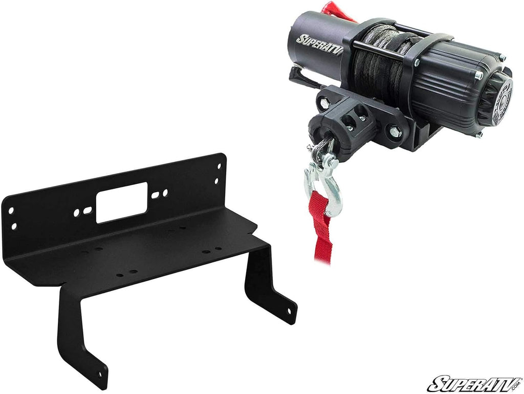 Black Ops 3500 LB Winch with Winch Mounting Plate Complete Kit Z849844