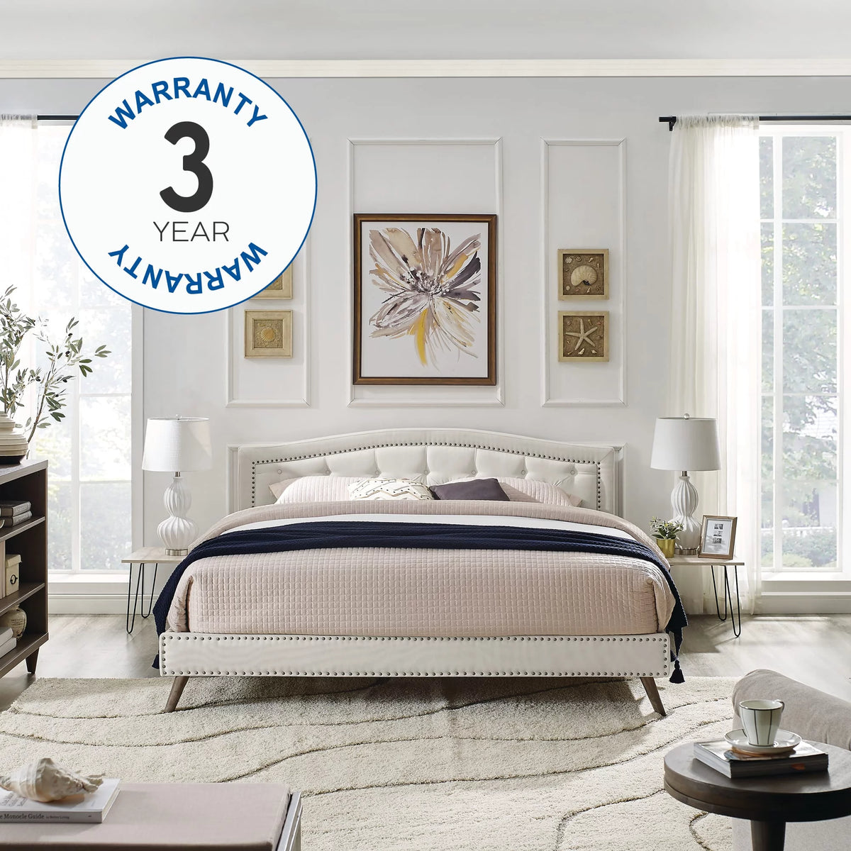 Upholstered Platform Bed Frame Full U30230