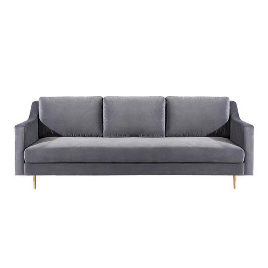 Grey Milan Velvet Sofa M748