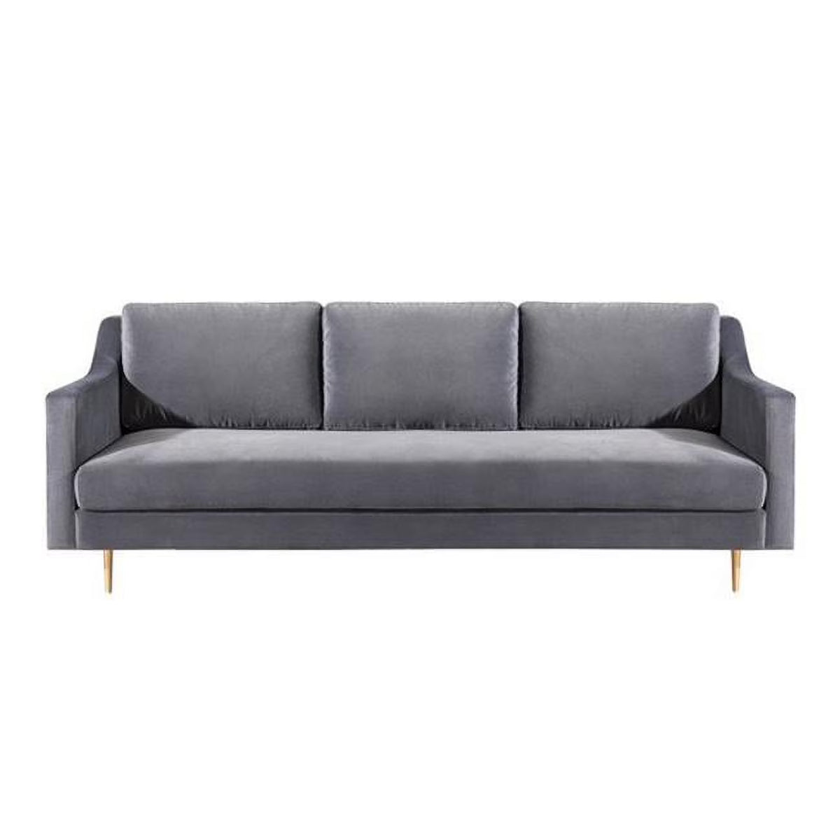 Grey Milan Velvet Sofa M748