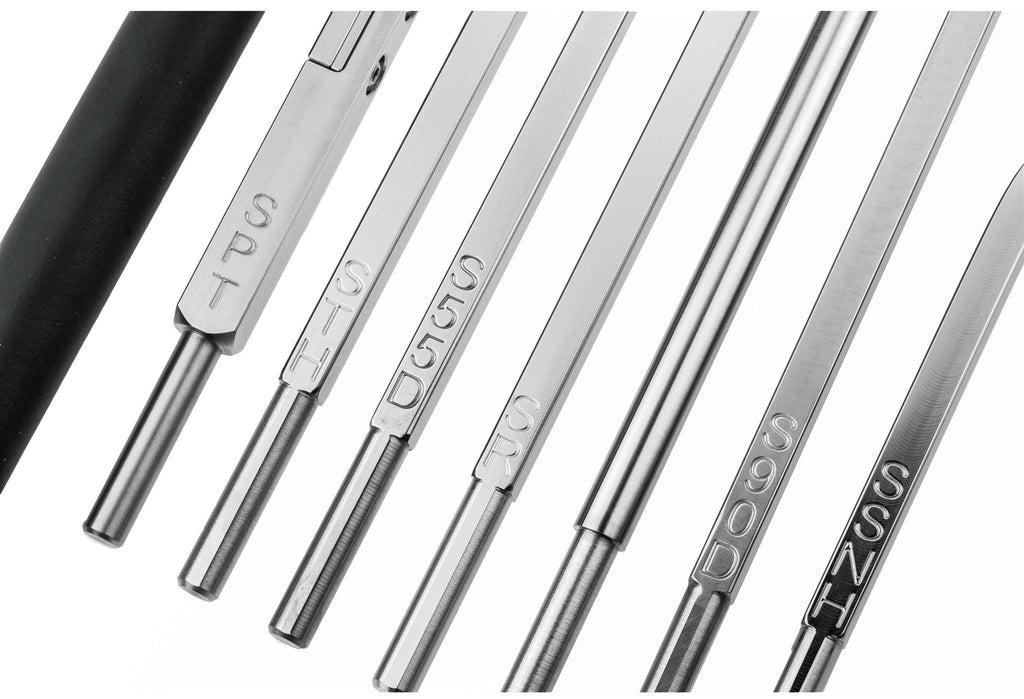 Carbide Lathe Tool Set with Interchangeable Foam Grip Handle Y78986