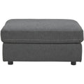 Charcoal Oversized Accent Ottoman Y56380