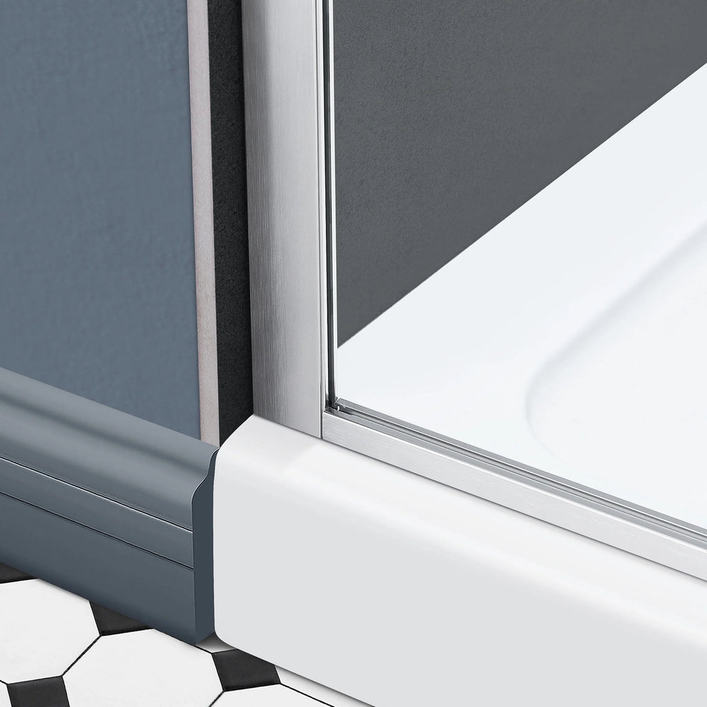 Sliding Shower Door with Satin Nickel Finish S9034