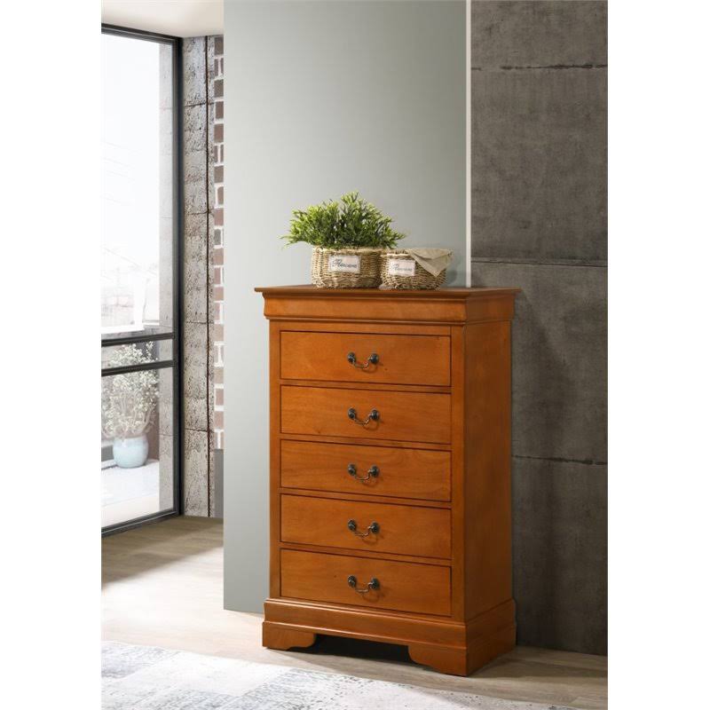 5 Drawer Oak Chest Z78757
