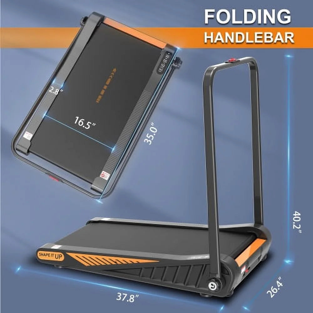 2 in 1 Folding Treadmill 280 lb Capacity C44350