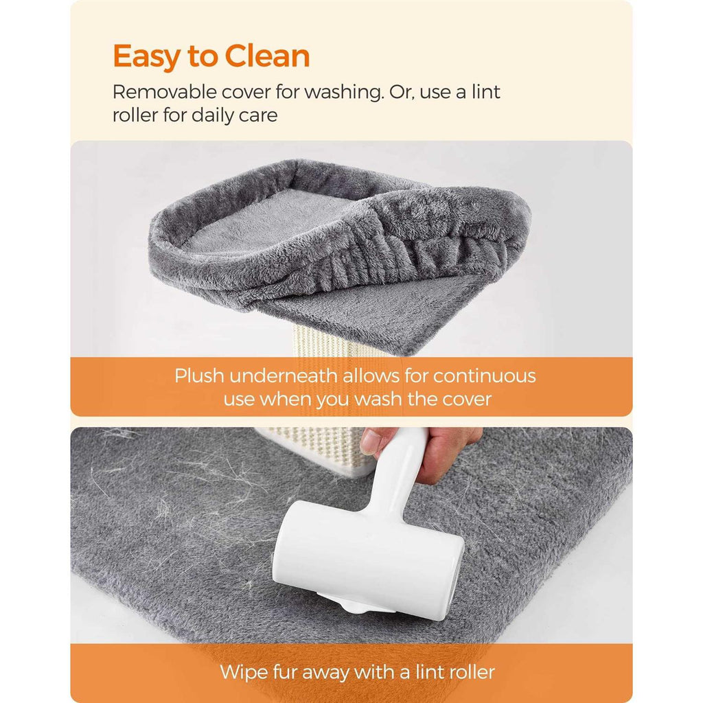 Cat Scratching Post with Plush Perch R25128