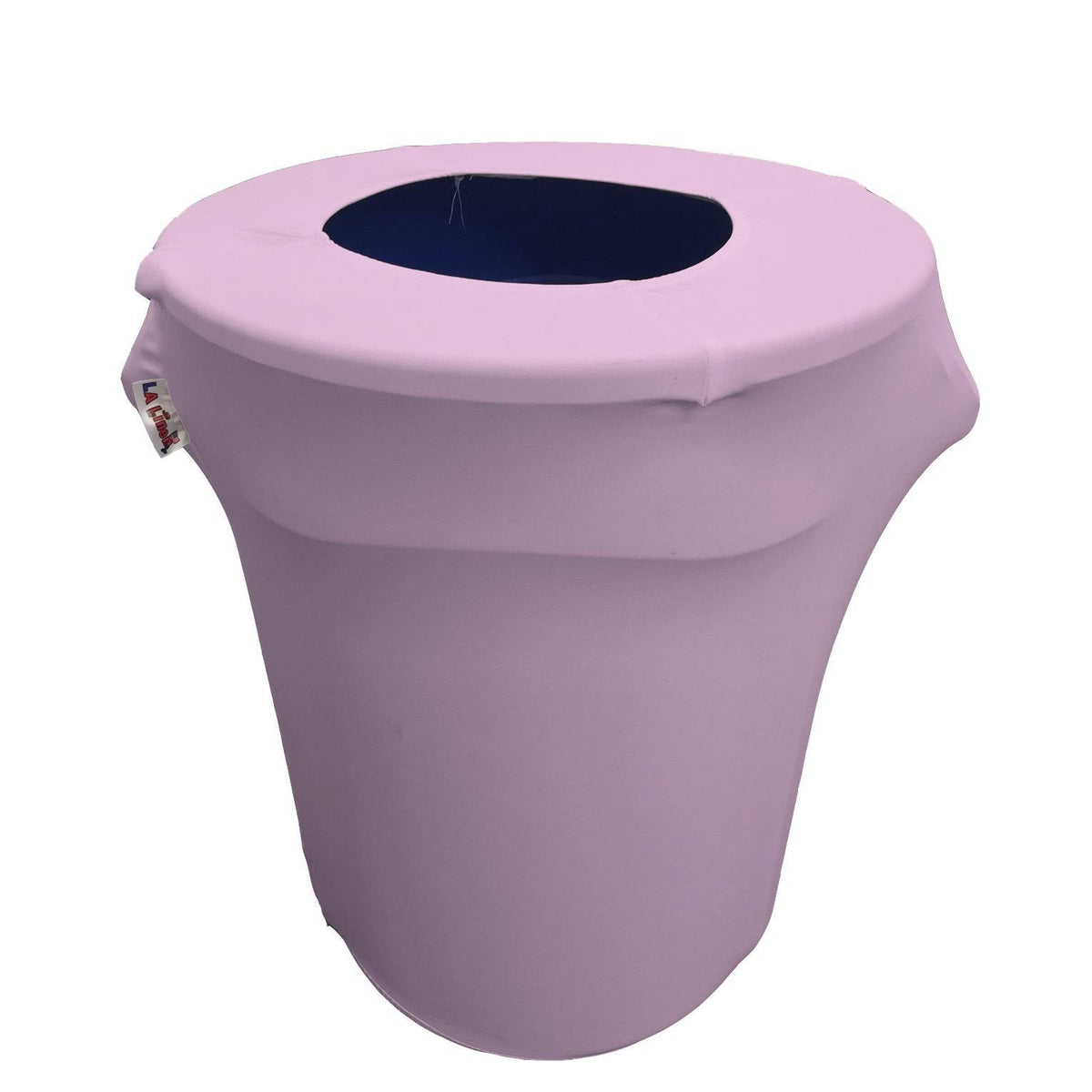 Lilac Stretch Spandex Trash Can Cover, 32 gal. Round G5982