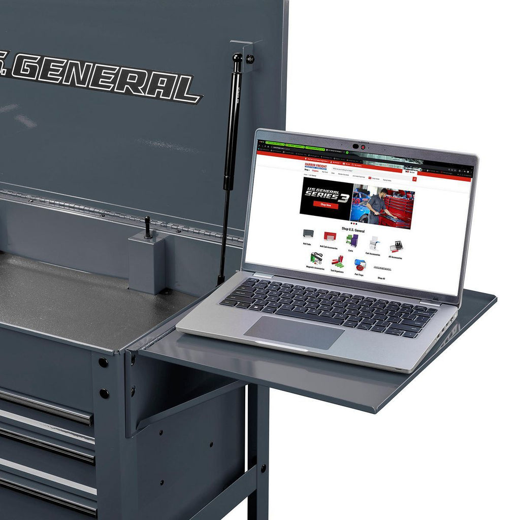 Slate Gray Folding Side Tray X371004
