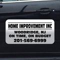 12 X 24 Set of 2 Vehicle Magnets Sign with Custom Lettering K815