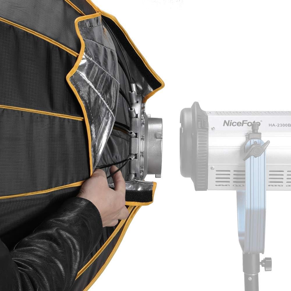 35inch/90cm Folding Deep Parabolic Umbrella Softbox with Grid Carry Bag U360
