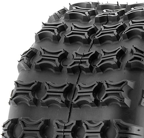 Tubeless Tires 18X9.5-8 Split Knobby Tread Set of Two B711
