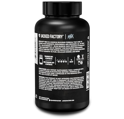 Muscle Builder Supplement with Cordyceps Ashwagandha 120 Count Z463