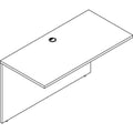 24 x 48 x 29 in. Gray Elm Laminate Desk Unit Q82131