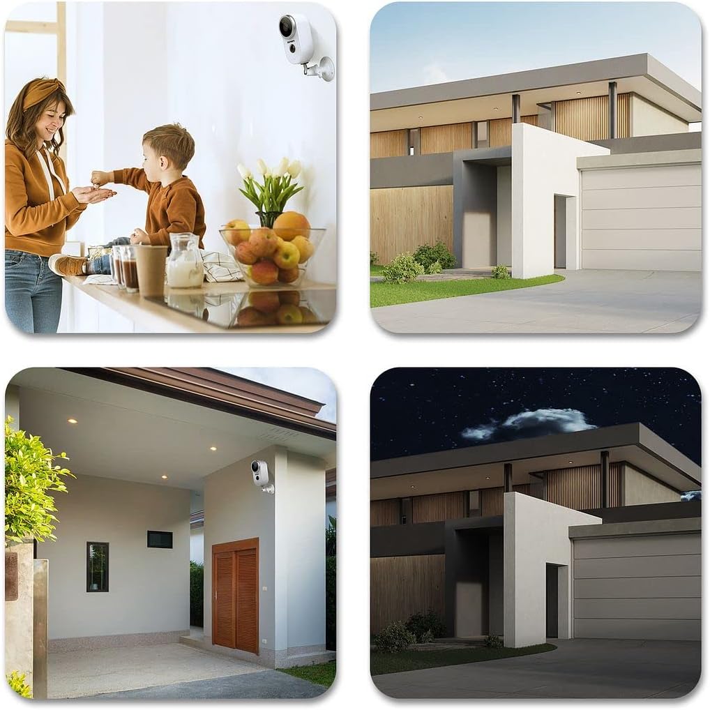 1080P HD Wireless Security Camera with Night Vision and Motion Detection O202
